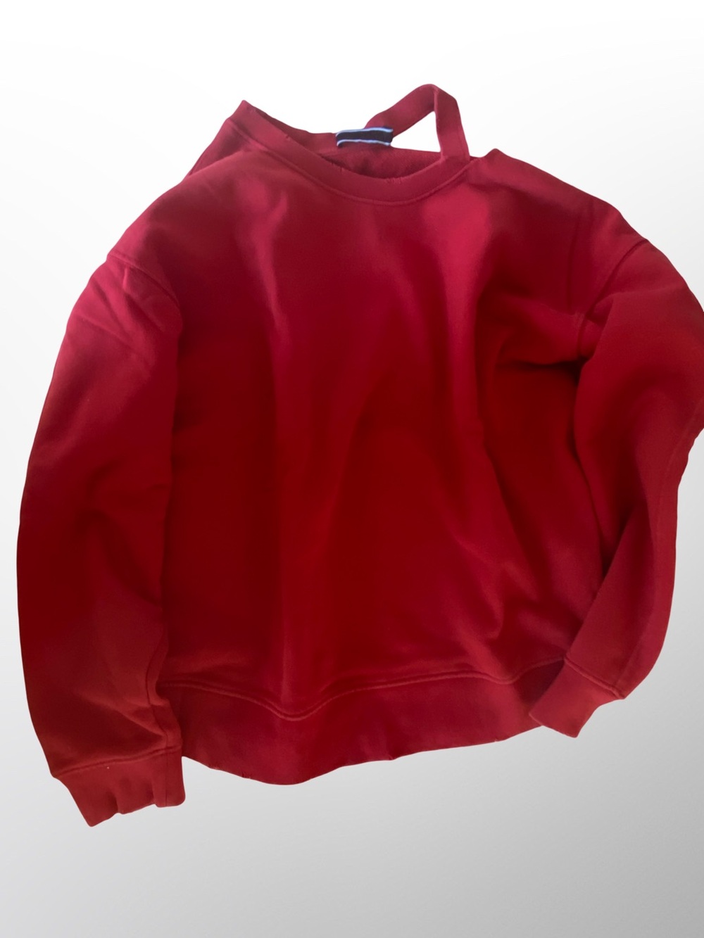 Designers Originals Red Crewneck Sweatshirt